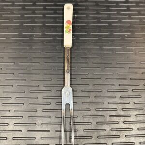 Vintage Sears Merry Mushroom Meat Carving Fork | 1970s Retro Kitchen Utensil